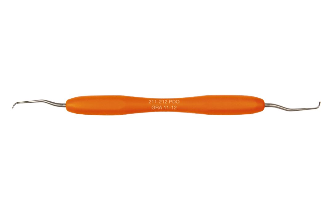 Orbis Gracey curette, 211-212 PDO, orange, 1stkKøb i webshopVarenummer 93983
