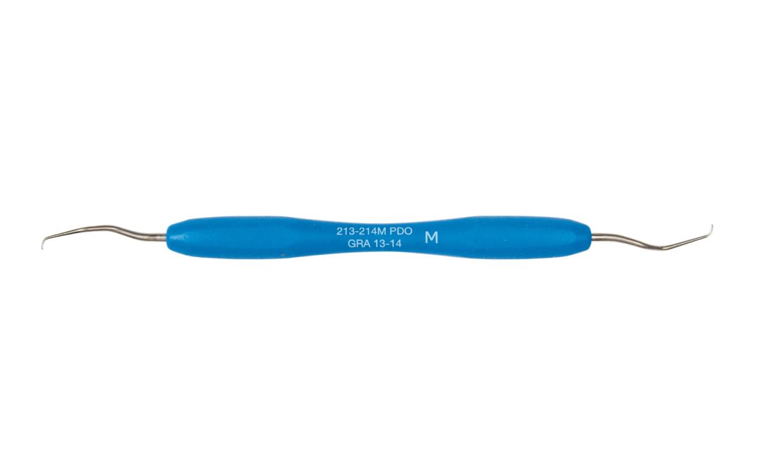 Orbis Gracey curette, 213-214 PDO, blå, 1stkKøb i webshopVarenummer 93985