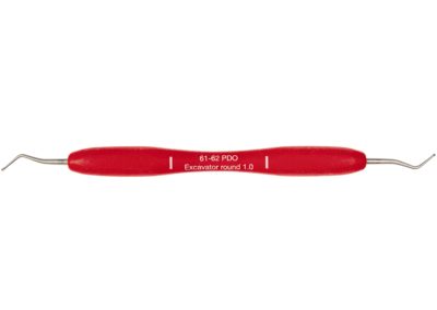 Orbis rund ekskavator, 61-62 PDO, 1,0mm, rød, 1stkKøb i webshopVarenummer 93987